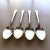 Art Deco Vintage Holmes & Edwards Silver Plated "Lovely Lady" Pattern Tea Spoons- Set of 4 For Sale - Image 3 of 3