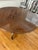English Vintage Handcrafted in England Mahogany Pedestal Dining Table For Sale - Image 3 of 4