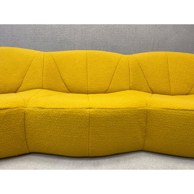 Ligne Roset Yellow Pumpkin 3-Seater Sofa by Pierre Paulin for Ligne Roset For Sale - Image 4 of 18