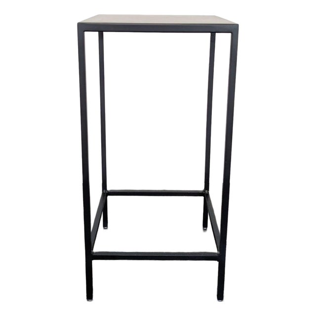 Room & Board Slim End Table in Natural Steel For Sale