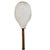Mid-Century Modern Wright & Ditson Antique Tennis Racket and Embroidered Yellow Cover "Susie" For Sale - Image 3 of 5