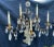 Art Deco 1930's Monumental Regency Maison Bagues Rock Crystal 5 Light Floral Wall Sconces a - Pair For Sale - Image 3 of 12
