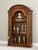 Italian Arch Top Hanging Wood Display Cabinet With Chicken Wire Door and Key, 20th C. For Sale - Image 14 of 16