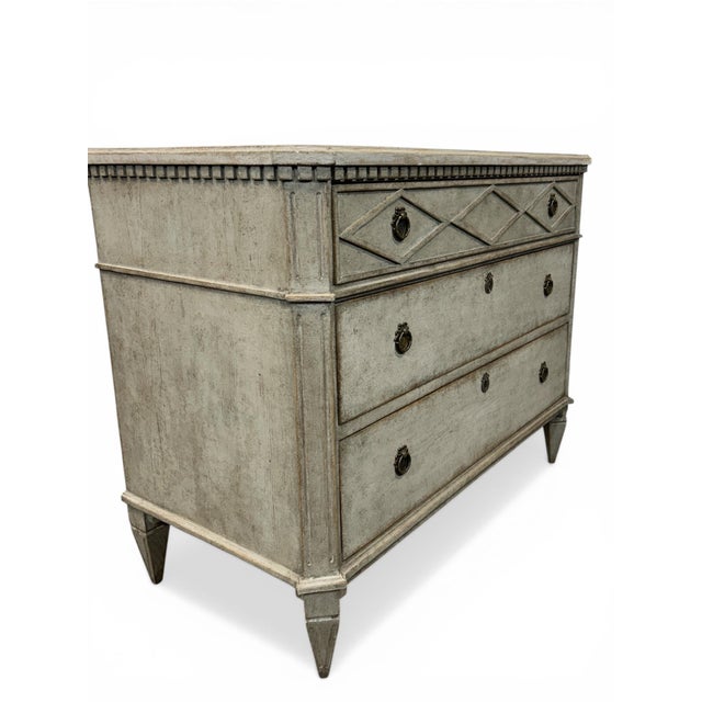 Gustavian Twin Chests of Drawers, 1860, Set of 2 For Sale - Image 6 of 9