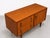 Compact Mid Century Modern Teak Cabinet | Petite Danish Modern Small Credenza | Apartment Size Tv Stand, C. 1960’s For Sale - Image 14 of 16