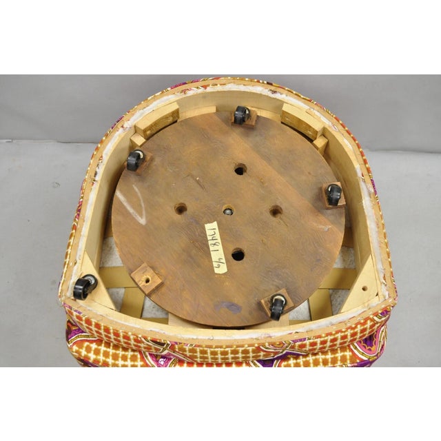 Mid 20th Century Vintage John Stuart Mid Century Modern Purple Barrel Back Club Lounge Chair Pair For Sale - Image 10 of 12