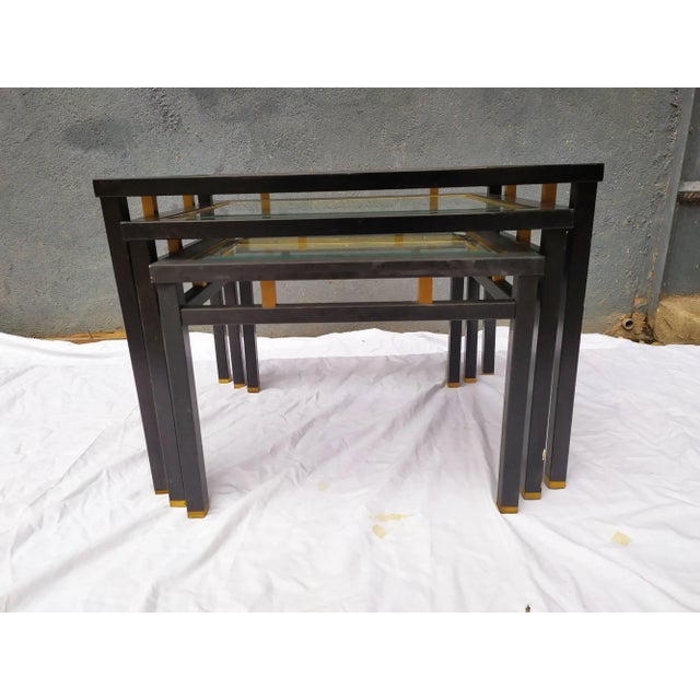 Vintage Nesting Tables, 1970s, Set of 3 For Sale - Image 6 of 18