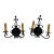 1990s Wrought Iron Candle Sconces - a Pair For Sale