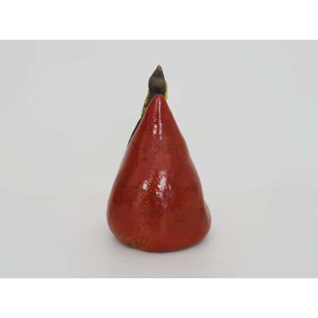 Ceramic Raku Terracotta Sculpture, 1980s For Sale - Image 7 of 11