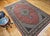 Textile Antique Tabriz Mahi Rug, Hand-Knotted Wool & Silk, Herati Geometric Pattern, Red & Ivory, 7x10 For Sale - Image 7 of 17