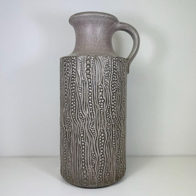 Brutalist Model 7652-45 Relief Floor Vase by Carstens Tönnieshof, 1970s For Sale - Image 14 of 14