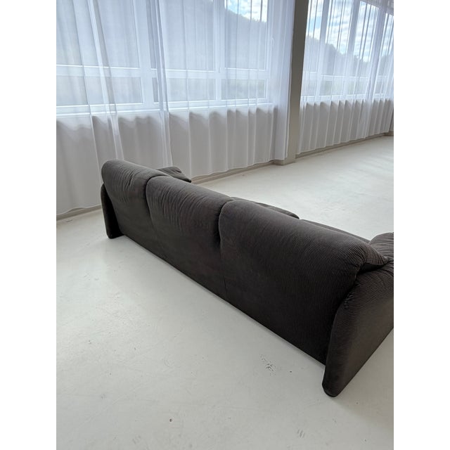 Maralunga 3-Seater Sofa by Vico Magistretti for Cassina, 1970s For Sale - Image 18 of 18