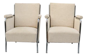 Set of Mid-Century Armchairs attributed to Joszef Peresztegi, 1958