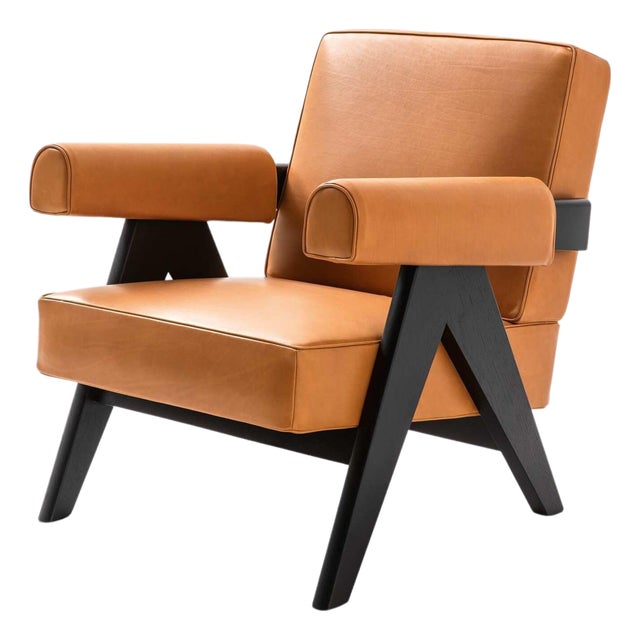 Capitol Complex Armchair by Pierre Jeanneret for Cassina For Sale