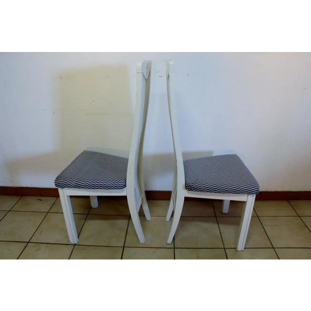 Dining Chairs in the Style of Mackintosh, 1980s, Set of 8 For Sale - Image 6 of 8