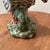 Vintage Authentic Italian Hand-Painted Ceramic Rooster and Tiny Hen Sculpture For Sale - Image 11 of 12