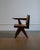 Pierre Jeanneret Writing Chair in Teak & Cane, Chandigarh, India, 1960s (Model PJ-SI-26) An authentic mid-century writing...