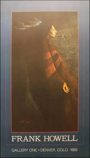 1980s Frank Howell Visitation Fine Art Print Artwork Poster
