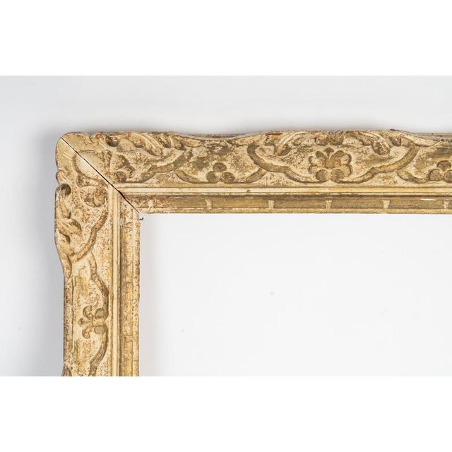 Montparnasse carved wood picture frame, circa 1950. Picture frame, montparnasse model, carved wood, circa 1950. Outer...