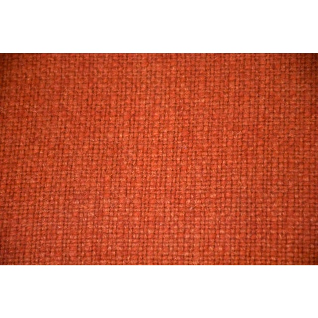 1960s 1960s Stow Davis Walnut and Red Lounge Chair For Sale - Image 5 of 7