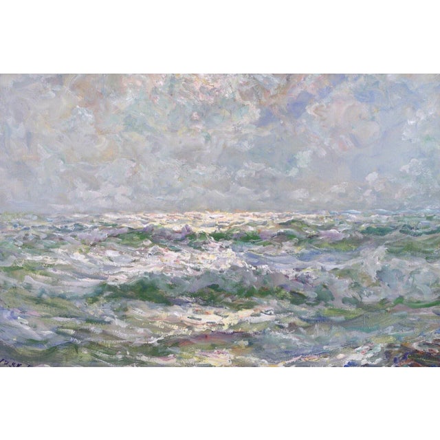 Impressionist Seascape Oil John Falconer Slater 1857-1937 Hammer Prices to $7,900 For Sale - Image 9 of 9