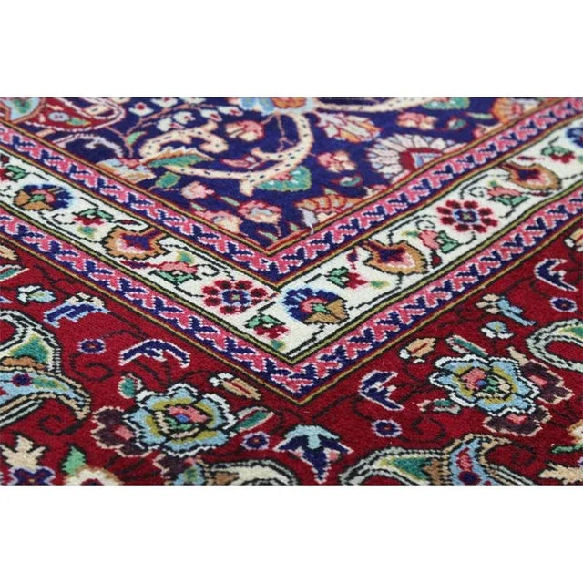 Traditional 1960s Old Persian Tabriz Area Rug 10’2″ X 15’9″ For Sale - Image 3 of 8