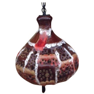 1960s Maurice Chalvignac Lava Drip Pendant Lamp For Sale