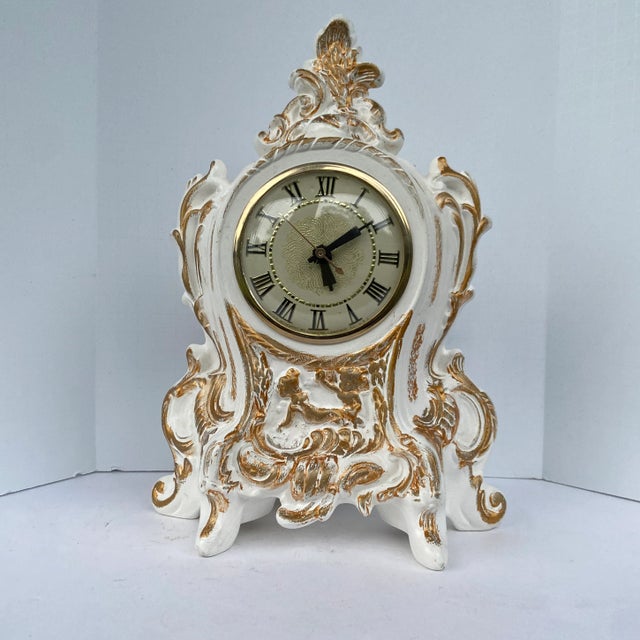 1950’s Lanshire Mantle Clock For Sale - Image 12 of 12