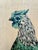 Tan Mid-20th Century Framed Folk Art "Chicken on a Scale" by Luther Travis For Sale - Image 8 of 12