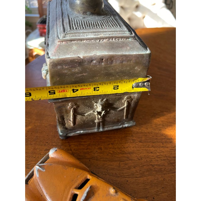 Up for consideration is this beautiful antique box with peacock details. This would look lovely in any home and is a great...