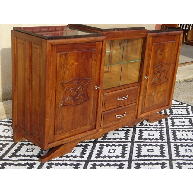 Vintage Sideboard in Walnut, 1950s For Sale - Image 17 of 18