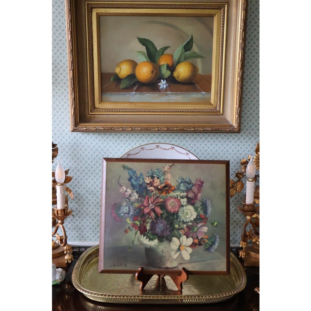 Set of 6 Mid-Century Henk Bos Dutch Still-Life Art Plaques For Sale - Image 4 of 18