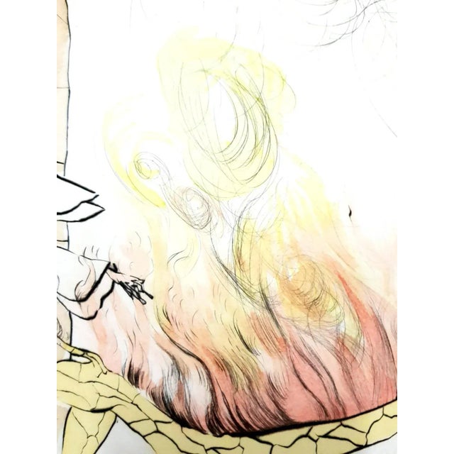 Salvador Dali - The Grand Inquisitor - Original Signed Engraving 1974 For Sale - Image 8 of 11