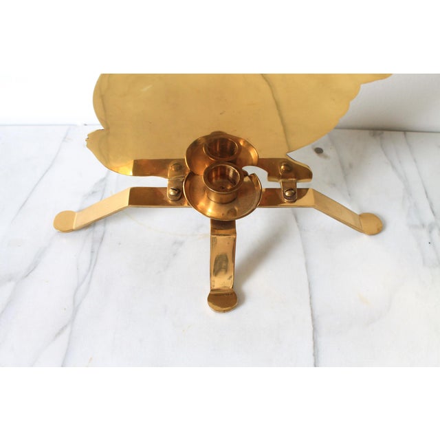 Vintage Brass Bunny Rabbit Candle Holder For Sale - Image 4 of 7