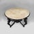 19th Century Italian Coffee Table in Black Wood and Marble For Sale - Image 3 of 18