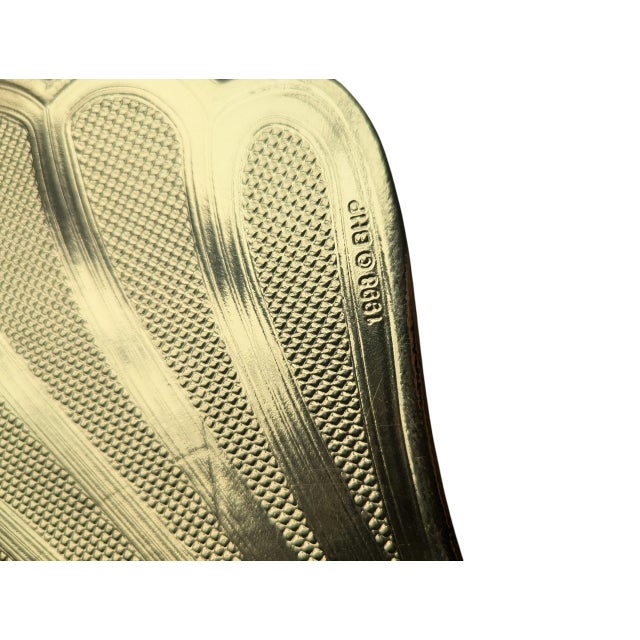 1990s Gold Clamshell Sea Shell Placemats - Set of 6 For Sale - Image 11 of 14