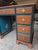 1930s Vintage Pedestal Horseshoe Desk Botanical Collection For Sale - Image 5 of 18