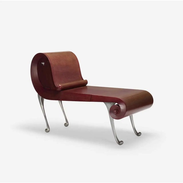 An exceptional and highly sculptural Postmodern desk designed by acclaimed American architect and designer Jordan Mozer,...