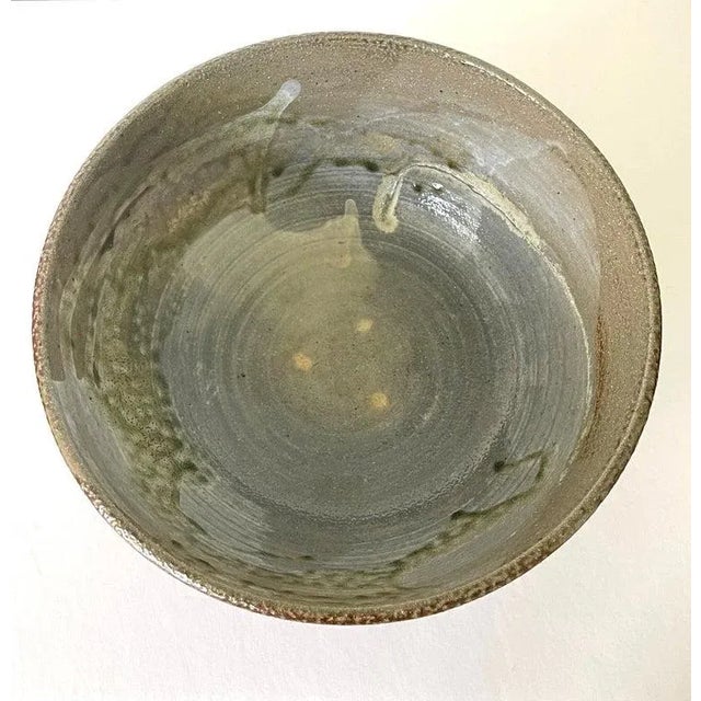 Late 20th Century Late 20th Century Large Ceramic Bowl Toshiko Takaezu For Sale - Image 5 of 12