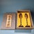 Elegant matching pair of tall stemmed gilded bronze incense burners. Each tall candlestick-style stem supports a...