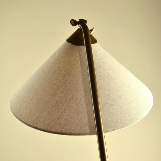 Mid-Century Modern Italian Brass Floor Lamp, 1950s For Sale - Image 10 of 11