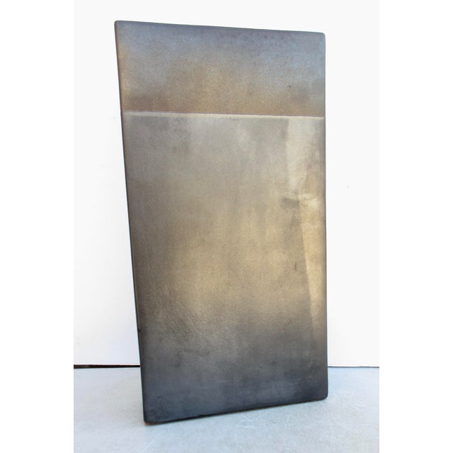 Modern Ex-Large Pillow Vase Stoneware Terra Cotta For Sale - Image 3 of 8