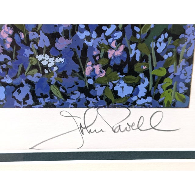 Contemporary Late 20th Century John Powell Signed Limited Edition Print, Numbered 118/395, Framed Botanical Landscape For Sale - Image 3 of 12