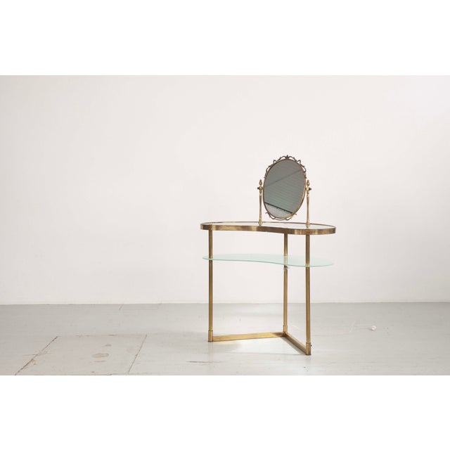 Illuminated Dressing Table, Italy, 1950s For Sale - Image 11 of 18