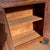 Vintage Rustic Dark Pine Wood Chiffonier Cabinet W/ Scrolled Top - Shelf & Drawer For Sale - Image 11 of 18