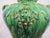 Green Monumental Majolica Urns - A Pair For Sale - Image 8 of 12