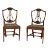 Brown Circa 1800s Italian Neoclassical Side Chairs, a Pair For Sale - Image 8 of 9