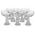 Mid 20th Century Rosenthal Crystal Bacchus Champagne Coupes - Set of 8 For Sale