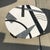 Contemporary Tavola Oggetti Memphis Style Marble and Brass Inlay Coffee Table For Sale - Image 3 of 8