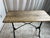 Ebony Vintage French Oak and Cast Iron Console Table For Sale - Image 8 of 10